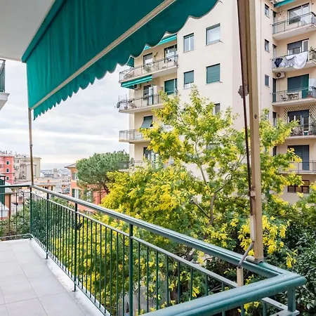 公寓 Joivy Sunny 3-bed Flat With Balconies 热那亚